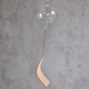 風鈴 x リサイクルレザー　【夏の風物詩・贈り物・雑貨・おみやげ】